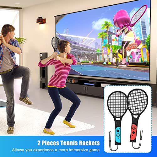 Switch Sports Accessories Bundle za Nintendo Allnice 12 u 1 Nintendo Switch Sports OLED Switch dodaci s teniskim reketima