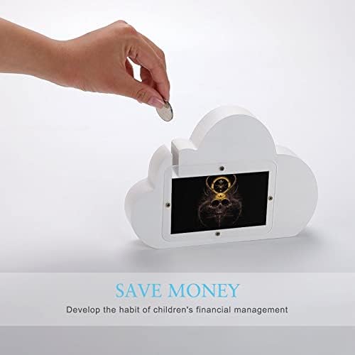 Psihodelična šumarammistična lubanja piggy banka oblak oblikovanje novčića banka za dječake djevojčice Pokloni