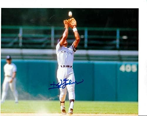 Ivan DeJesus New York Yankees Action potpisan 8x10 - Autografirane MLB fotografije