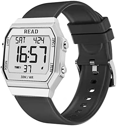 Uniseks digitalni ručni sat Muški digitalni sat Modni sat s LED zaslonom visoke razlučivosti visoke razlučivosti kućište