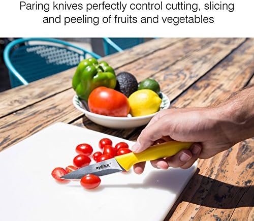 Set noževa za rezanje povrća od 3 komada-set noževa od nehrđajućeg čelika-set malih noževa s koricama za noževe - set putnih