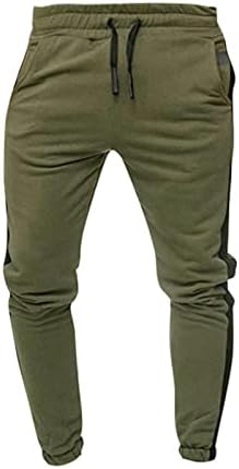 Joggers za muškarce casual Slim Fit Sweatpants Elastic Sports Sports Sports Gym Atletic hlače s džepovima