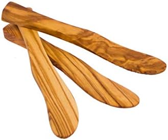 Drveni posipači za djecu / mali ručno izrađeni noževi za maslac od maslinovog drveta - posipači džema/sira/maslaca