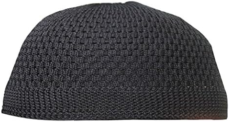 TheKufi® obična crnana otvorena najlona Veliki rastezljivi kufi šešir lubanje kapka Beanie