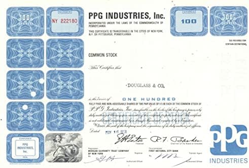 PPG Industries, Inc. - Potvrda o skladištu