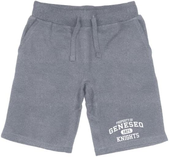 SUNY Geneseo Knights Property College Fleece izvlačenje kratkih hlača