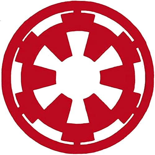 CD 4752 Galaktičko carstvo Star Wars Logo vinil naljepnica naljepnica automobila Van kamion | Crvena | 4 x 4 inča