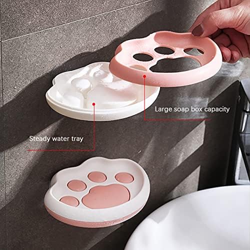 Posuda za sapun za tuširanje zidna posuda za sapun za tuširanje kupaonica kuhinjska ploča Kreativni stalak za sapun s praktičnom