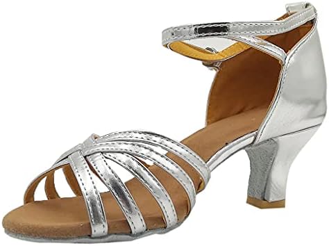 Ženske boje Latino sandale modne plesne cipele Prom salsa salsa sandale sa sandalama za žene s niskom petom