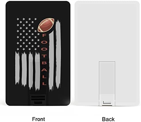 Nogomet s američkom zastavom USB 2.0 Flash-Drives Memory Stick Chirect Card