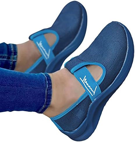 ;/ Ženske ravne radne cipele modne tenisice lagane zaštitne cipele s mekim jastukom prozračne sportske cipele za putovanja