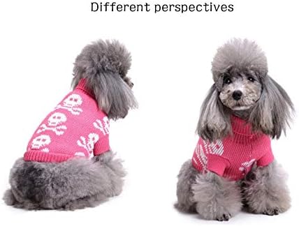 S -Lifeeling lubanje pseći džemper odmor Halloween božićna odjeća za kućne ljubimce meka udobna pseća odjeća - ružičasta,
