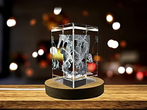 Cerberus Art | 3D ugravirani kristalni čuvaj | Poklon/dekor | Kolekcionar | Suvenir | 3D Kristalni foto poklon | 3D Photo