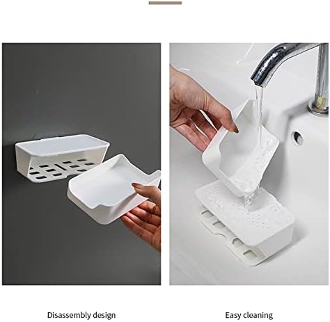 Posuda za sapun za tuširanje zidna posuda za sapun za tuširanje kupaonica kuhinjska ploča Kreativni stalak za sapun s praktičnom
