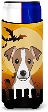 Caroline's Treasures BB1818muk Halloween Jack Russell Terrier Ultra Hugger za tanke limenke, Can Cooler Shoove Hucger Stroj