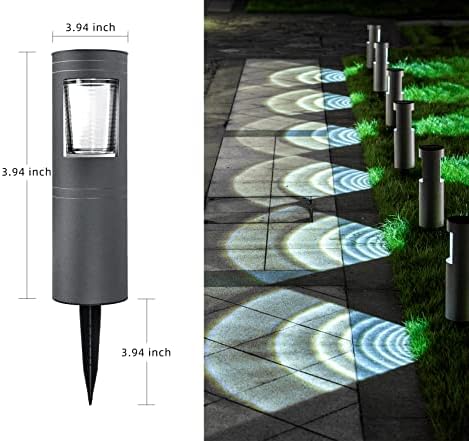 Solatino moderna solarna pješačka staza na otvorenom, 30 lm aluminij bollard solarna staza svjetla LED rasvjeta za staza
