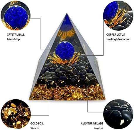 KrightLink orgon kristalna piramida prirodni kvarcni kristali i iscjeliteljski kamenje, generator energije za privlačenje