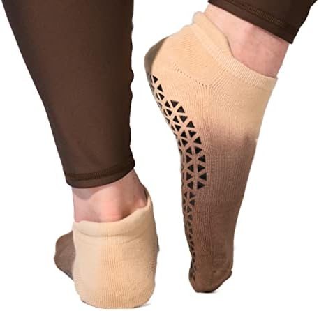 Barre Essentials Ombre - klasične čarape s niskim usponom za žene - čarape bez klizanja - Redovne čarape za hvatanje nožnih