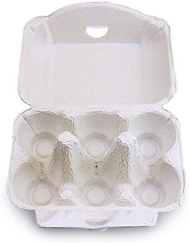 Kutije za jaja 6 mrežastih kartonskih kutija za pohranu kutija za jaja višekratni držač ladica za jaja papirna pulpa spremnici