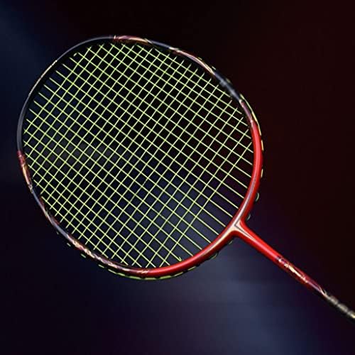 Debeli puni karbonski badminton reket 32 ​​lbs mali reket okvir uvredljiv i obrambeni razbijeni reket za odrasle