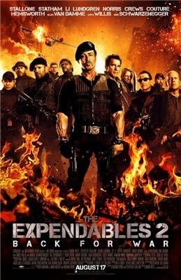 Expendables 2-27 X40 D/S Originalni filmski plakat One Sheet 2012 Sylvester Stallone