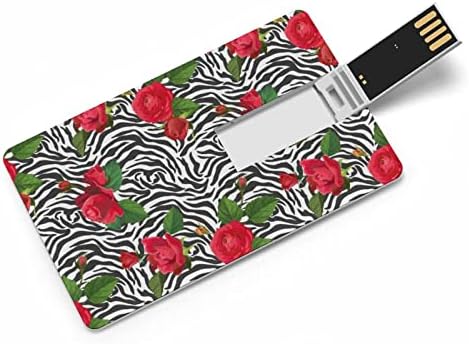 Cvjetovi i zebra kože kartice USB 2.0 Flash Drive 32G/64G uzorak tiskani smiješni