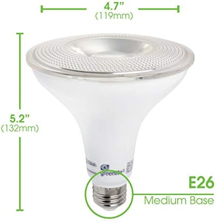 LED svjetiljka sa senzorom pokreta od 13 vata, mekana bijela 3000K, ekvivalentna 100 vata, 1050 lumena, unutarnja / vanjska