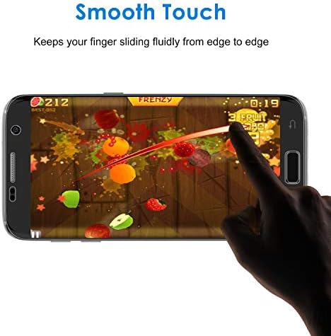 Zaštitna folija JETech za Samsung Galaxy S7, film MLA Ultra HD, kompletan pokrov zaslona, 2 pakiranja