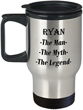 Ryan - Čovjek mit o legendi strašan poklon šalice za kavu - Putnička šalica od 14oz