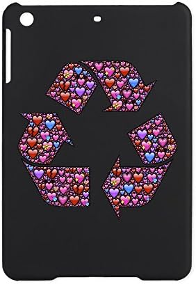 ipad mini case crno volim reciklirati simbol sa srcima