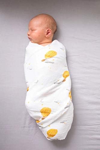 Malabar Baby Certified Organic Swaddle pokrivač | Luksuzni pamučni muslinski deke za djevojčice i dječake | Beba koja prima