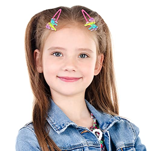 Malici Snap Snap Clips za kosu Djevojke zvijezde Unicorn isječke za kosu za kosu mališana Dječja dugačka kosa isječci, djeca