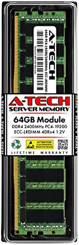 A-TECH 64GB memorija RAM-a za Supermicro SSG-6029P-E1CR12H-DDR4 2400MHz PC4-19200 ECC Load smanjeni LRDIMM 4DRX4 1.2V-Pojedinačni