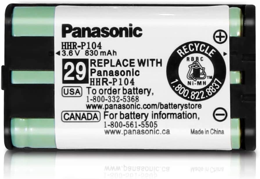 Japusoon 2pack bežični telefon HHR-P104A/1B 3.6V 830Mah Baterija Ni-MH AAA punjiva baterija za Panasonic zamjenu baterije