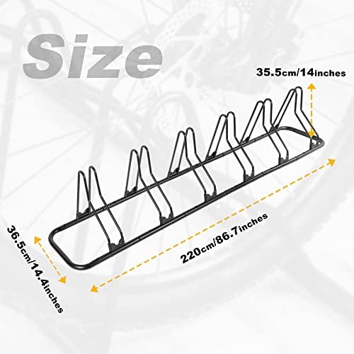 BiciklingDeal 3-6 biciklista podne stalak za parkiranje - za Mountain MTB cestovni bicikli Unutarnja garaža za pohranu
