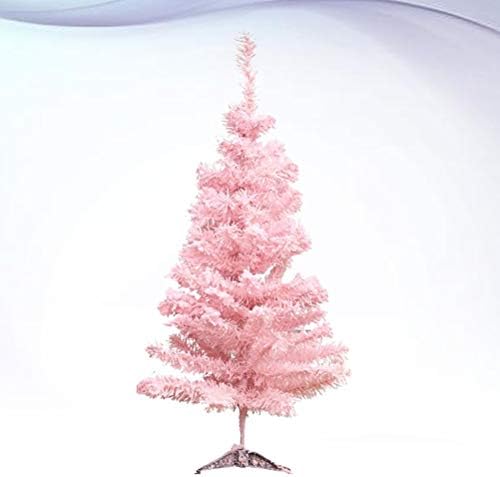 Abaodam božićno drvce ružičasta ukras božićnog drvca Lijepo stablo božićni ukras 90 cm ružičasto cedar stablo