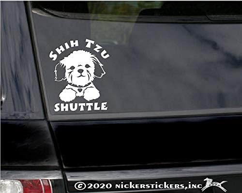 SHIH TZU SHATTLE PUPPY LICE NACAL | Nickerickers® vinilni pse prozori automobila RV naljepnica naljepnica