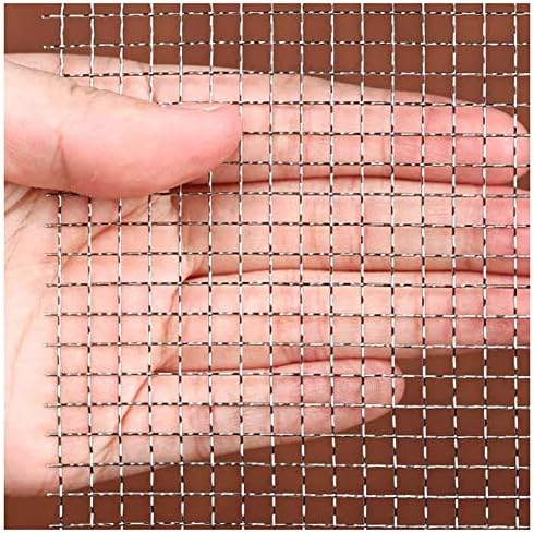 Mreža tkana od nehrđajućeg čelika, zaštitna rola od metalne mreže 5 mreža 30 mreža, izvrsna za zaštitu oluka, zračne opeke,