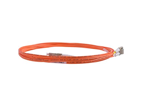 SpeedyFibertx - 4 -pack 1,5 metar multimode OM1 62.5/125 optički kabel za patch, dupleks lc do lc, vitak zipcord ofnr kablovske