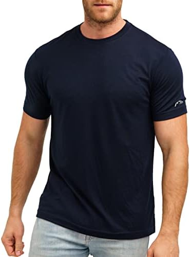 Majica merino vune muške - majice s kratkim rukavima merino vune za muškarce - Sport Merino Lagani osnovni sloj planinarenje