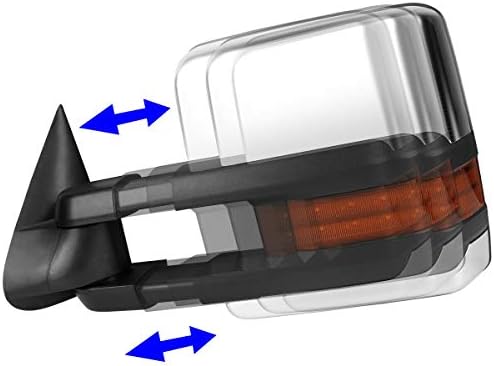 SCKJ kompatibilan s ručnim ručnim bočnim vučnim zrcalom LED Amber Signal Pair