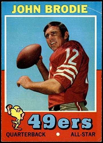 1971. Topps 100 John Brodie San Francisco 49ers VG 49ers Stanford