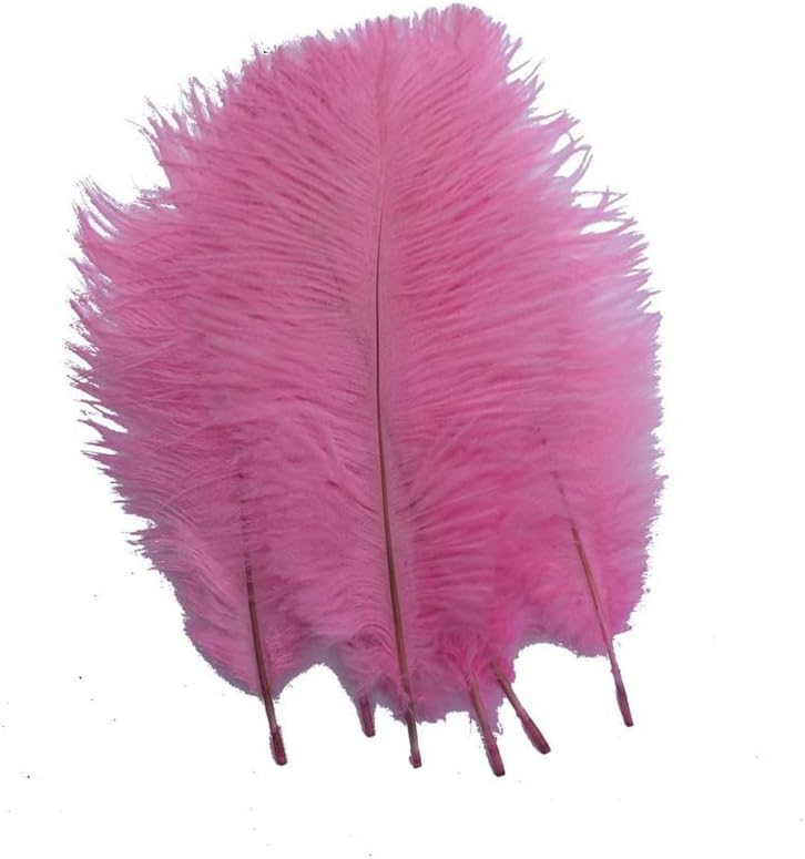 & - 50 kom / lot ružičasto nojevo perje za rukotvorine 15-70 cm perje nojevo perje za izradu nakita vjenčano perje za ukrašavanje