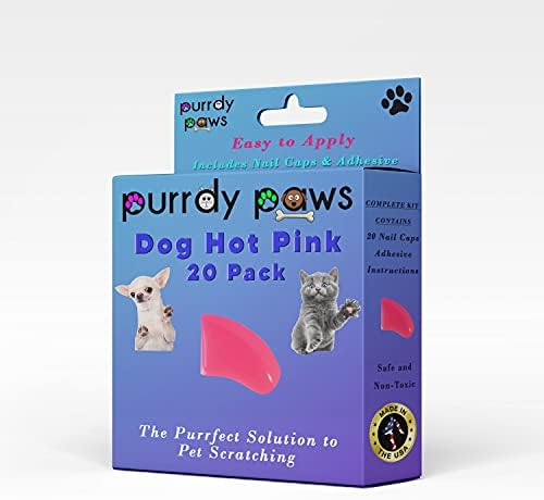 Mekane kapice za nokte za pse za pse vruće ružičaste kapice za nokte za pse