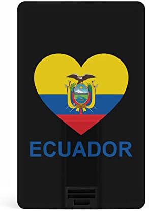 Ljubav Ekvador kreditna kartica USB Flash pokreće personalizirani memorijski štap Ključni korporativni pokloni i promotivni