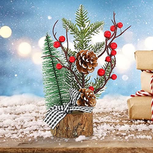 Dbylxmn božićni dekorchristmas stablo mini božićno drvce Malo božićno drvce stol za božićno drvce stol gornji božićni drvci