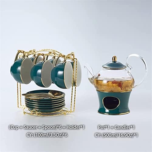 Uredski čajnik Keramički čaj Set porculanskog mirisa čaša za čaj s cvjetnim čajnikom cvjetni čajni čaša