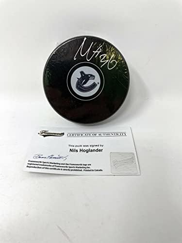 Nils Hoglander Vancouver Canucks potpisao autokejski pak okvir koa-NHL Pakovi s autogramima
