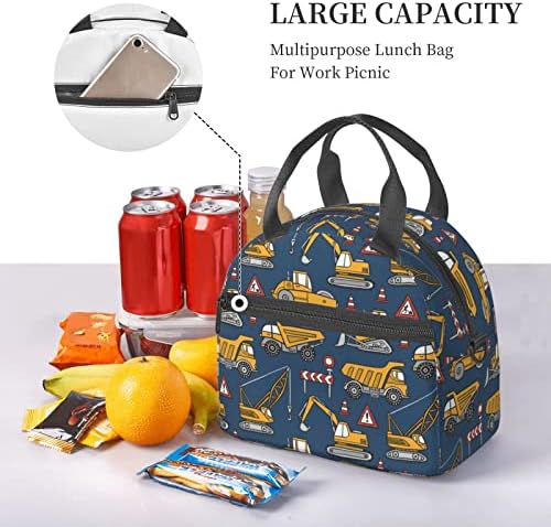 Prikladne torbe za ručak Građevinski strojevi zatvorena izolirana kutija za ručak s podesivom naramenicom za posao piknik