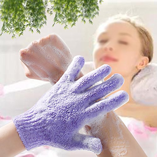 Piling rukavice s krpom za kupanje piling za tijelo rukavice za pranje spužva za masažu kože ručnik četka za dubinsko čišćenje